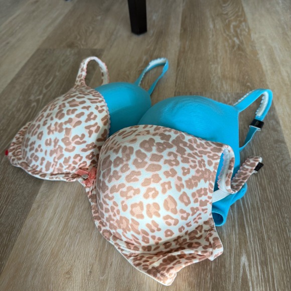 Victoria's Secret Other - Lot 2 NWT Victoria's Secret Push Up Bras  Body By Victoria 38C Blue Nude Neutral